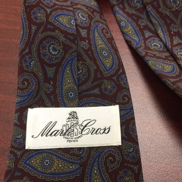 Mark Cross silk neck tie - Picture 4 of 4